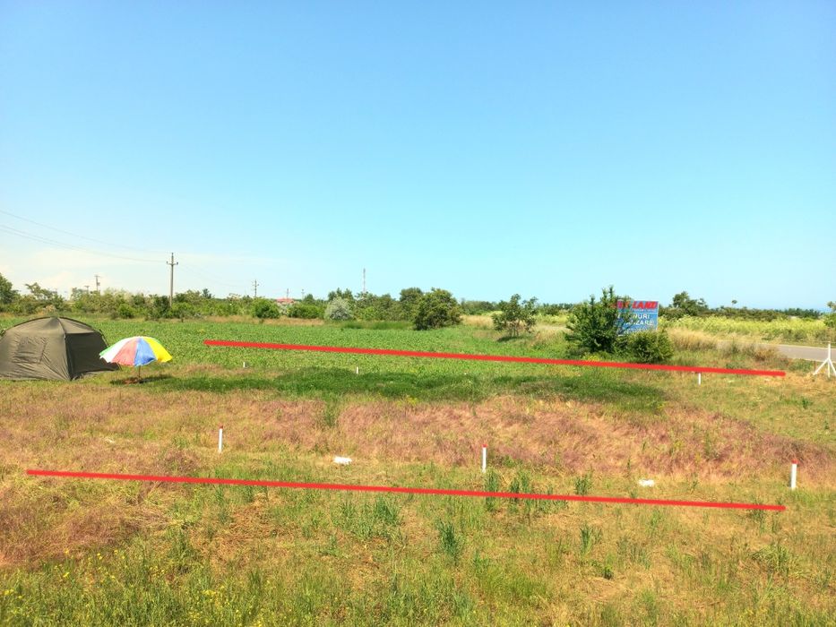 Vama Veche .Teren  intravilan ,  500mp-24500€  , 1000mp-46000€,
