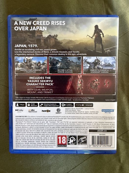 Assasin’s Creed Shadows PS5 -Impecabil-