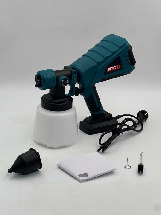 Электрический краскопульт Biyoti BYT-SP09 | 1 л | Сопло 1,8 мм