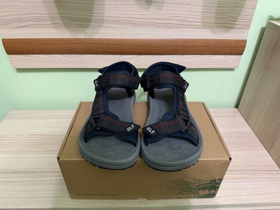 JACK WOLFSKIN Сандали WAVE BREAKER M  Navy Blue размер:45.5(отговарящ на  44,5(28,4см)