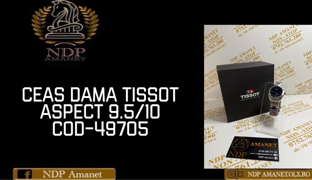 NDP Amanet Braila Ceas Dama Tissot(49705)
