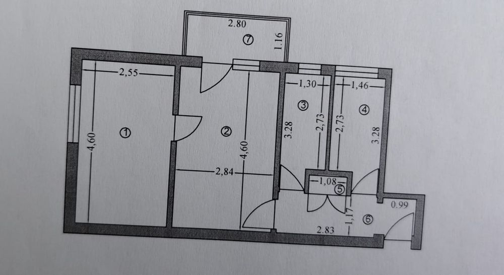 Proprietar-vand apartament 2 camere semidecomandat Gavana 2
