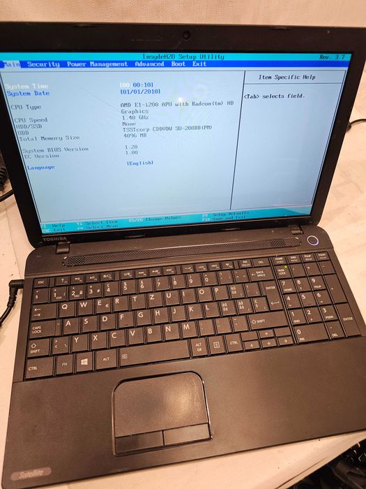 Laptop Toshiba Satellite model: C50D-A-125