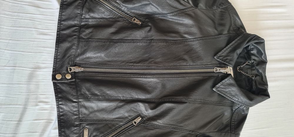 REPLAY  яке от естествена кожа