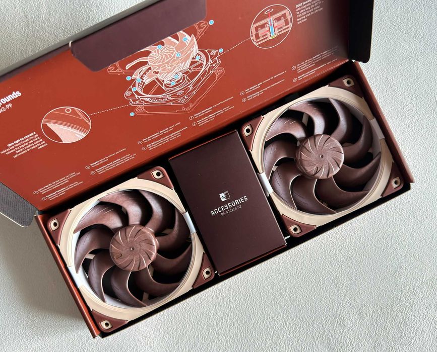 Set Ventilatoare Noctua NF-A12x25 G2 Sx2 PP