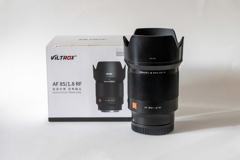 obiectiv Viltrox RF 85mm f1.8 STM ED IF (Canon RF)
