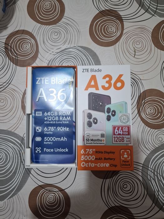 Продаётся ZTE Blade A36 64gb