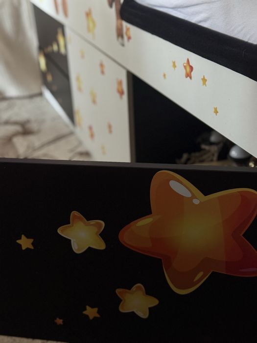 Детская кровать с ящиками