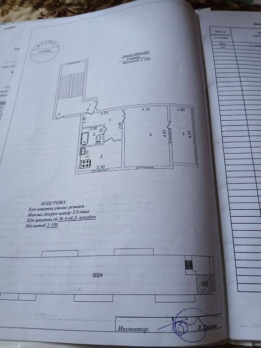 Продаётся 1-комнатная квартира в городе Ангрен