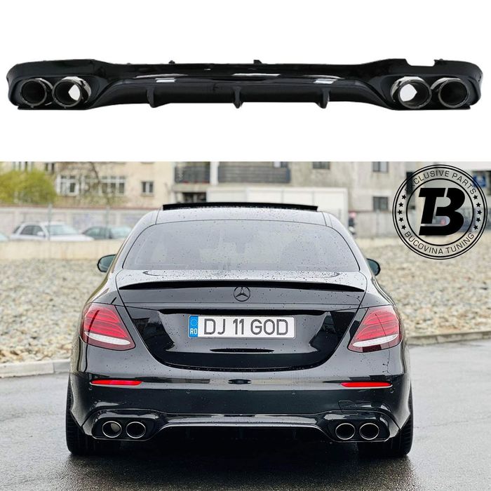 Difuzor Bara Spate cu Ornamente compatibil cu Mercedes E Class W213 E53 Design