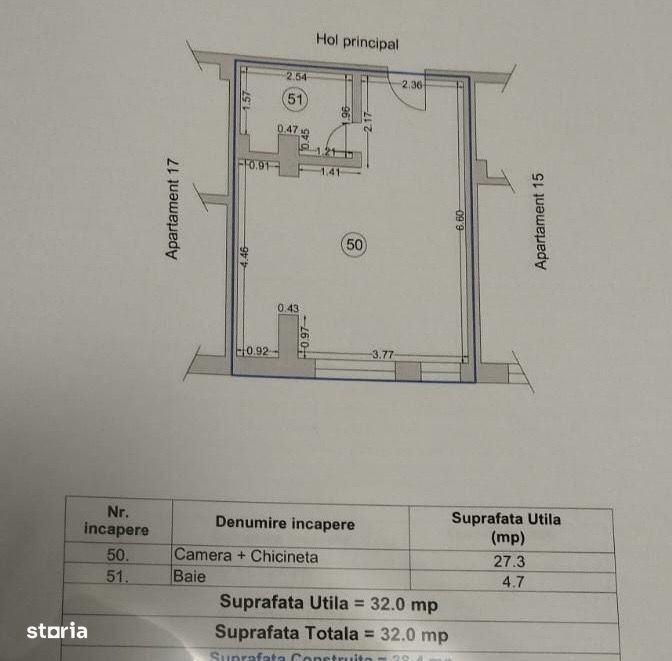 Studio 32mp - Mamaia Nord - zona Lidl - 59.900 euro (cod E2)