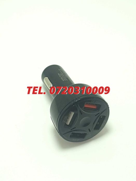 Superfastcharge Incarcator Auto Cu Patru Porturi Usb Partycharge