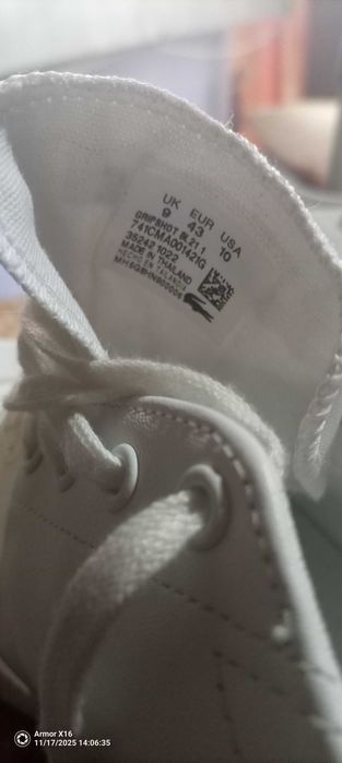 Lacoste обувки 43