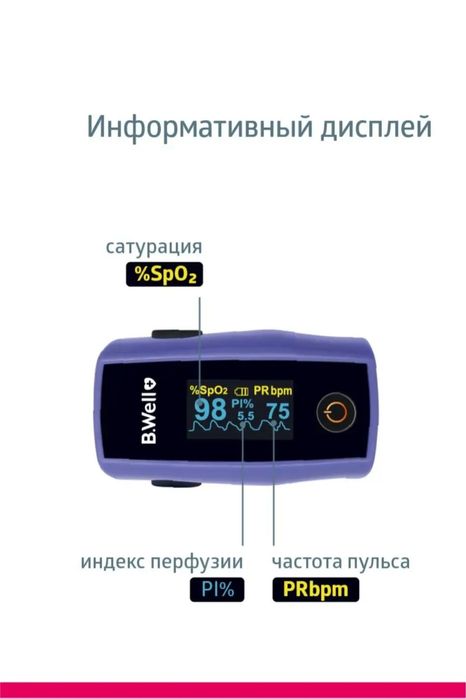 Пульсоксиметр B.Well оригинальный