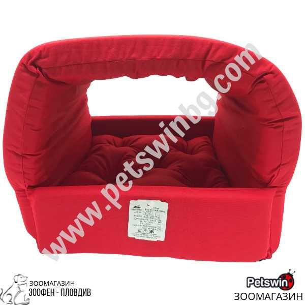 Уютна Къщичка/Легло/Тунел - за Куче/Котка - 40/40/35см - Червен цвят