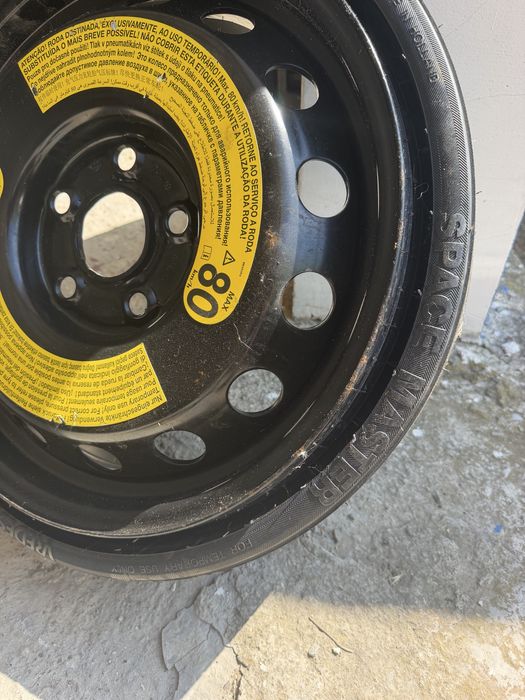 Нова оригинална сгъваема патерица 18" за Audi Q7 (4L) / Touareg / Cayenne – 195/75 R18