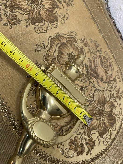 Чукало за врата хлопка от масивен месинг