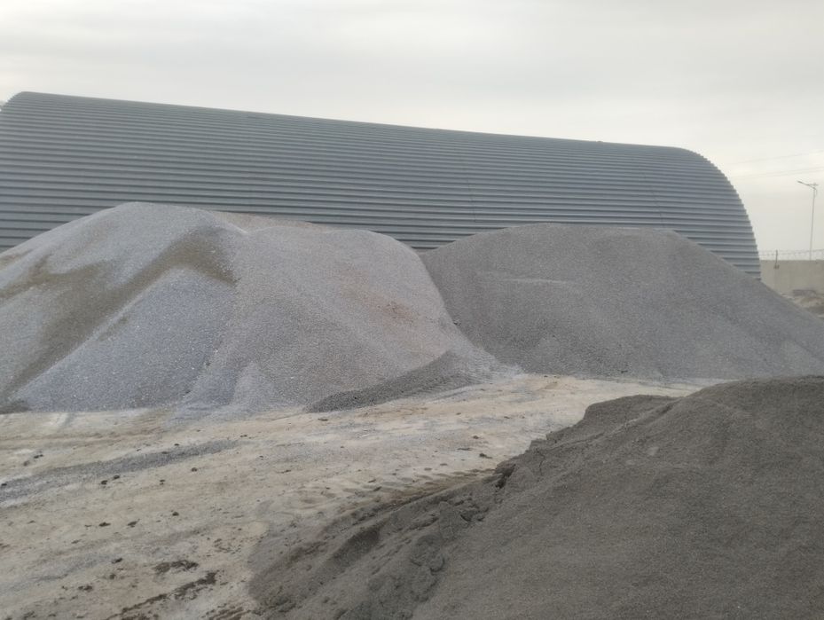 Щебень барлық түрлері бар