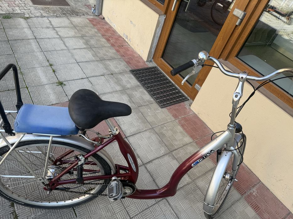 Bicicletă damă / oraș 28” – 6 viteze – scaun pasager – stare bună