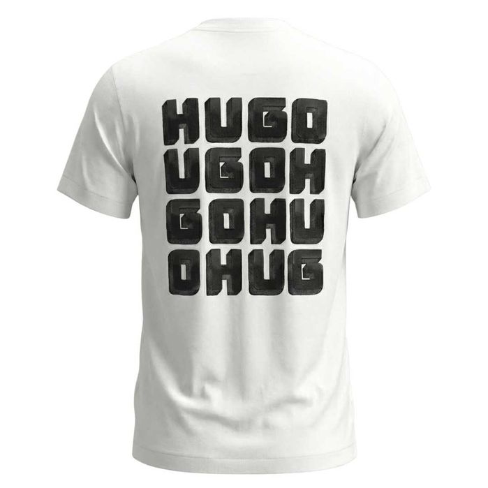 Мъжка Оригинална Тениска - HUGO - Бял Цвят