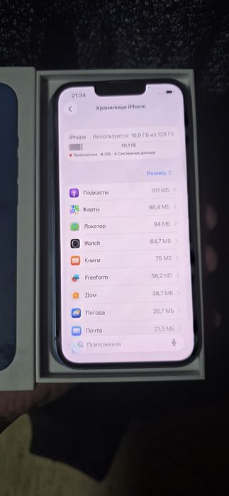 Айфон 13 память 128