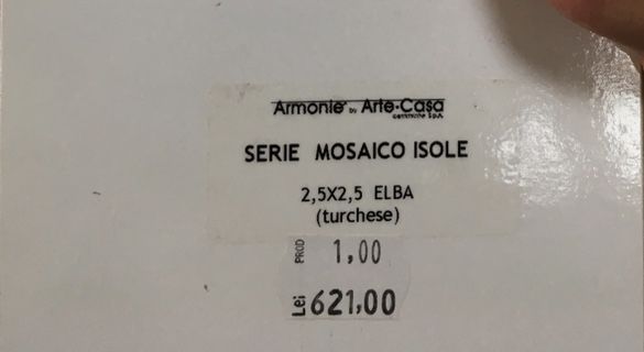 Mozaic sticlă, 8 mm,