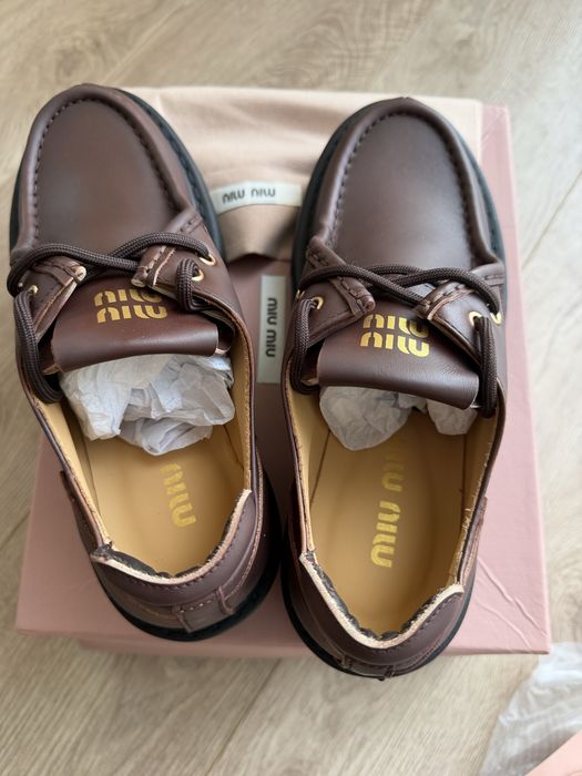 Дамски обувки/loafers/ Miu Miu /естествена кожа Miu Miu