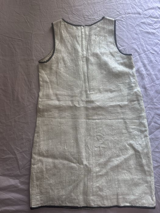 Коктейльное платье. Лен. Massimo dutti