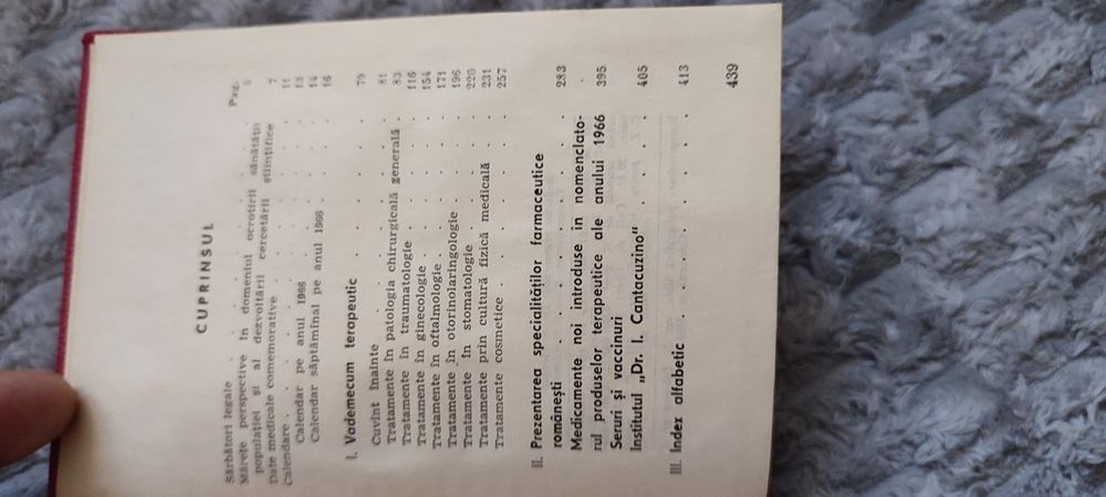 Agenda medicala 1966
