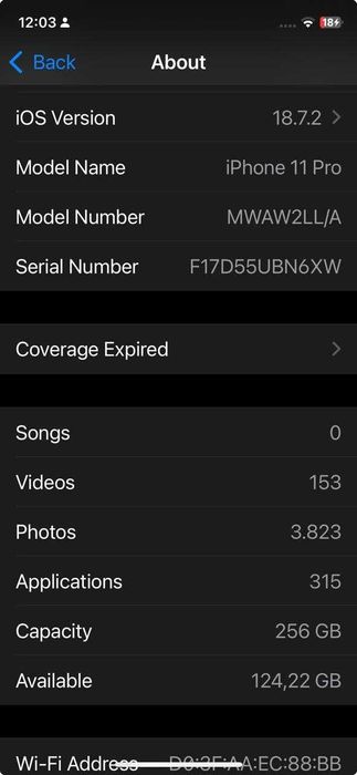 iPhone 11 PRO | 250 GB