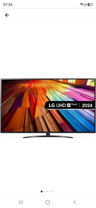 Vand televizorTelevizor LG LED 65UT81006LA, 164 cm, Smart, 4K Ultra HD, Clasa F