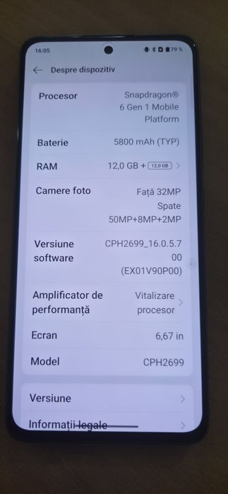 Oppo Reno 13FS 12GB RAM 512GB impecabil