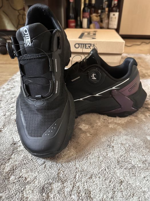 Pantofi sport OTTER  -GRYXX negri, din material textil