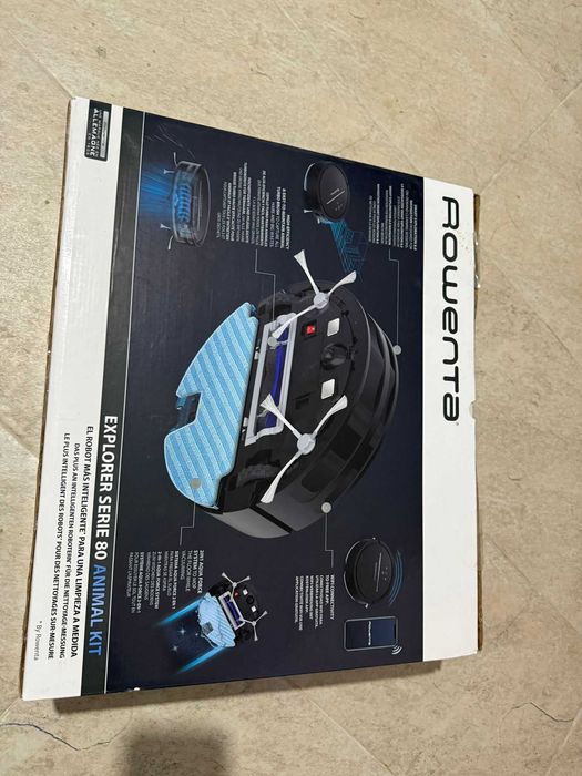 Robot Aspirator cu functie Spalare Rowenta Explorer Serie 80