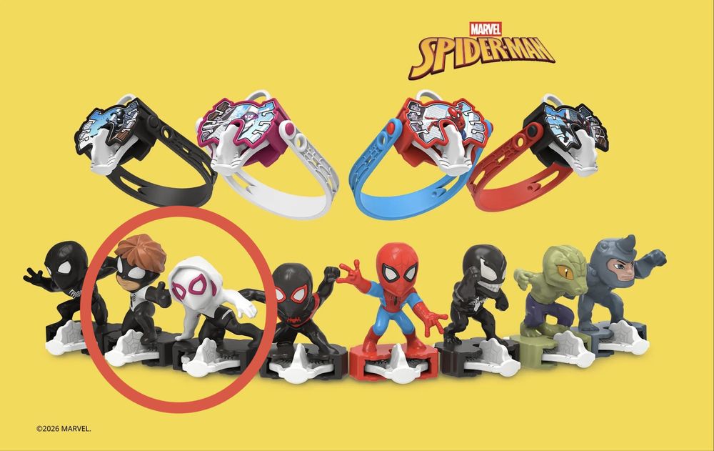 Kinder Joy Spider-Man 2026, Нова Колекция