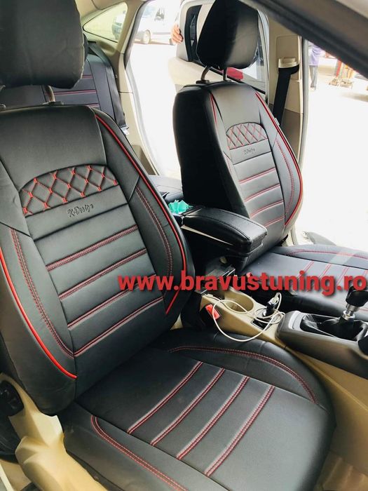 Huse scaun auto Piele Eco BMW, Skoda,Golf,Passat, Audi, Mercedes, Opel