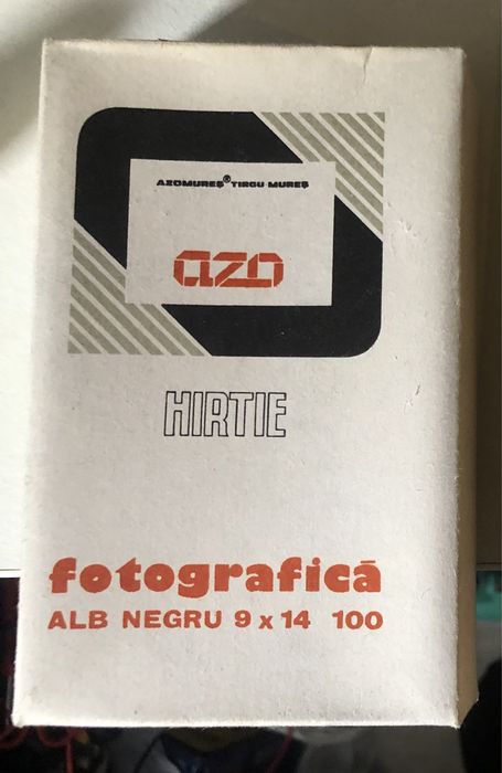 Hartie fotogafica azo alb negru