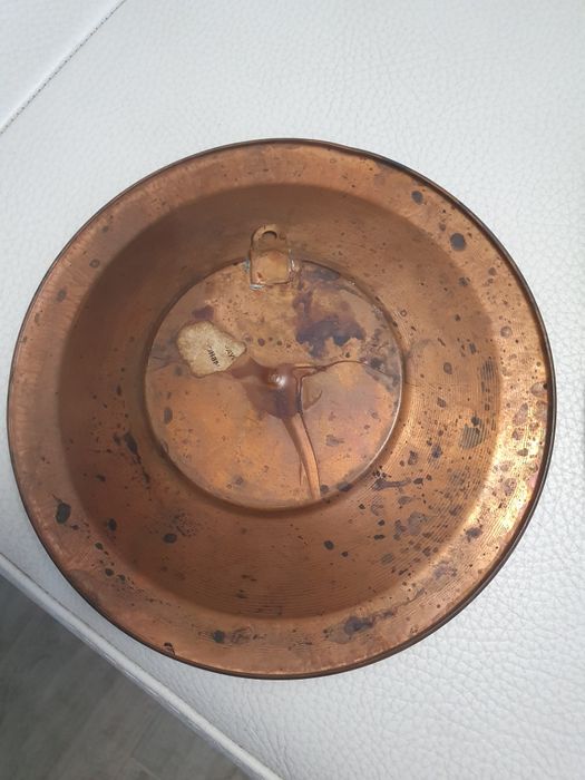 Декоративна медна чиния 18см
