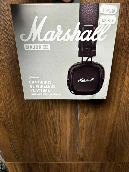 Чисто Нови Стерео слушалки MARSHALL MAJOR V BT BLACK