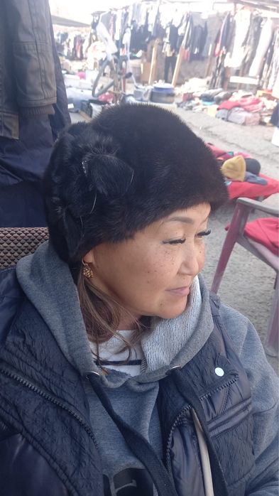 Шапка норка  женская