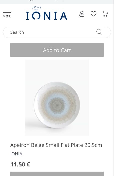 Set dinner pentru 6 persoana Ionia