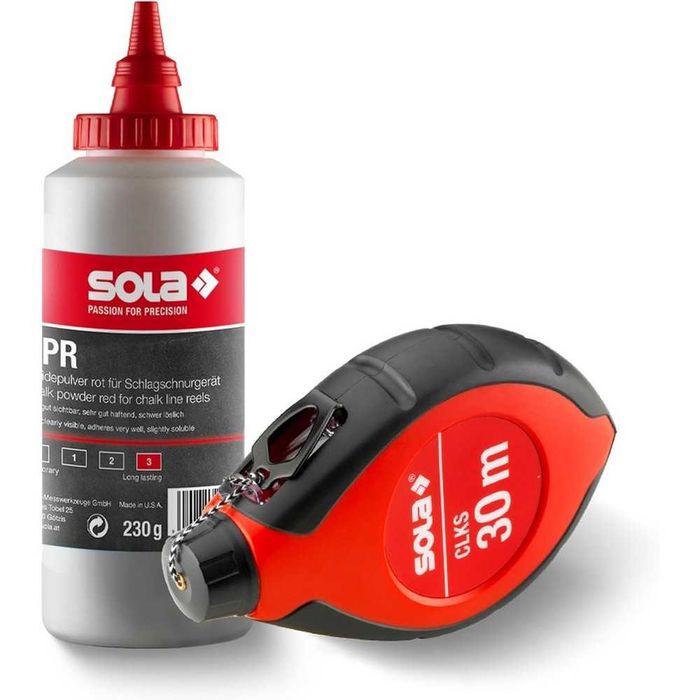 Комплект зидарска чертилка и боя SOLA CLKS 30 SET R