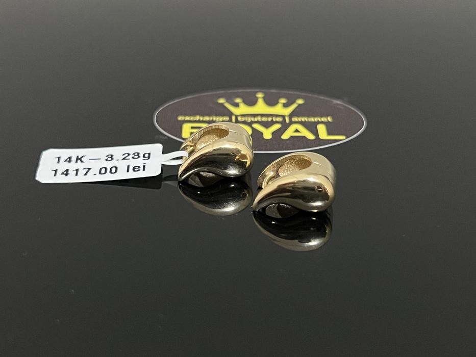 Bijuteria Royal CB : Cercei 14k 585   3,23 gr