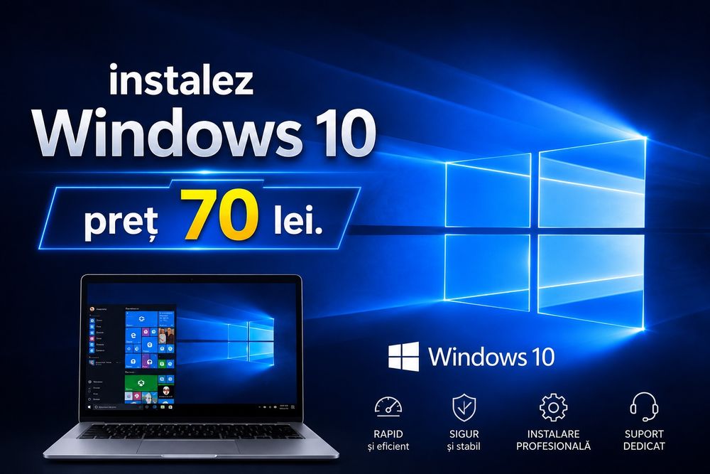 Instalez Windows10 și microsoft 2016