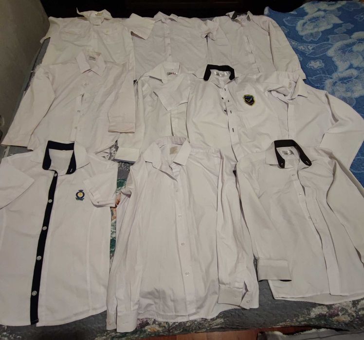 Белые школьные рубашки