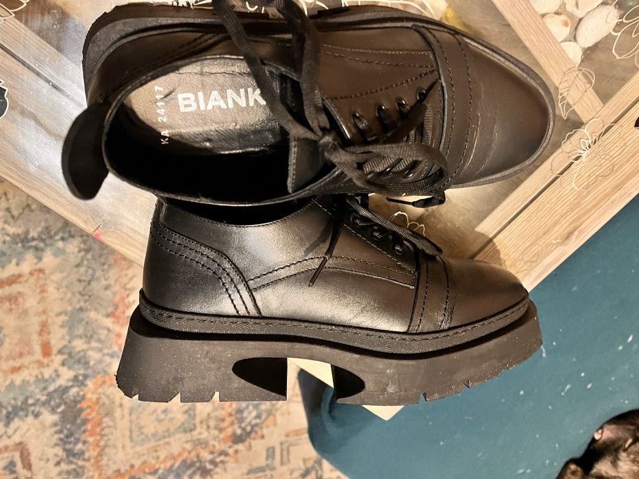 Обувки естествена кожа bianki 39 номер