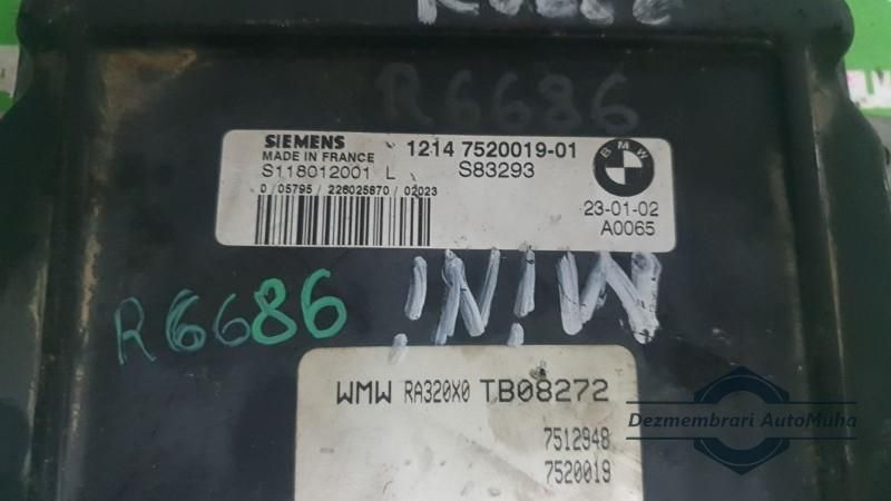 Calculator ecu MINI Cooper 2001-2006 s118012001l