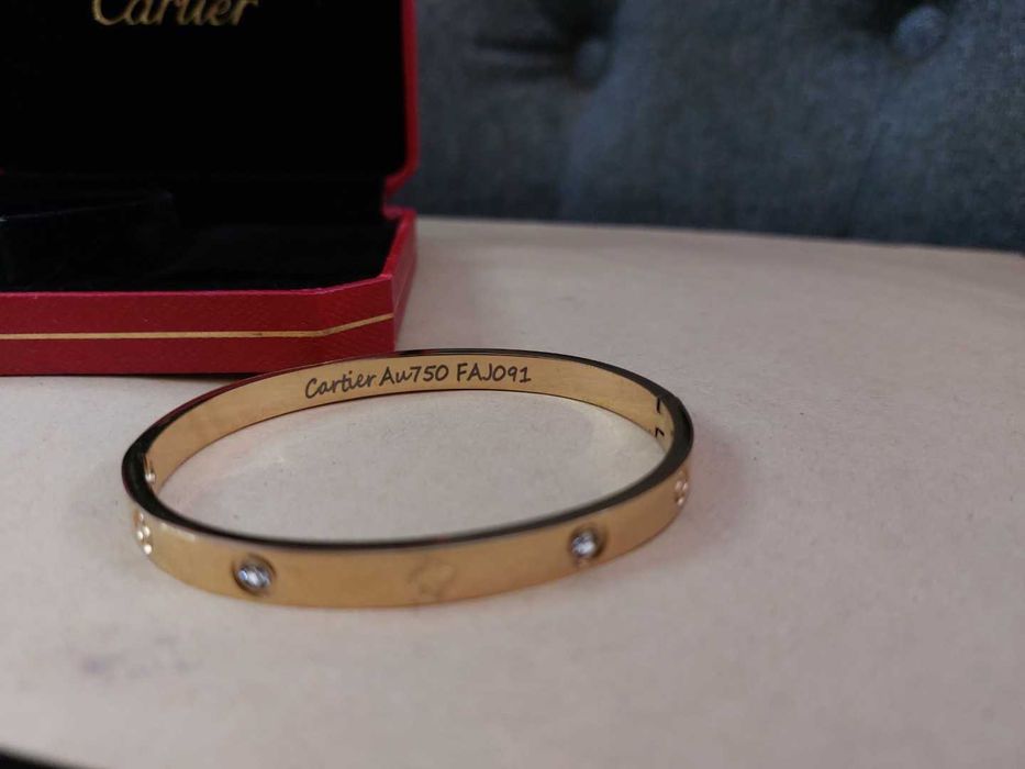 Bratara Cartier Love - Diamonds  Gold 16 Gold 18K Diamond