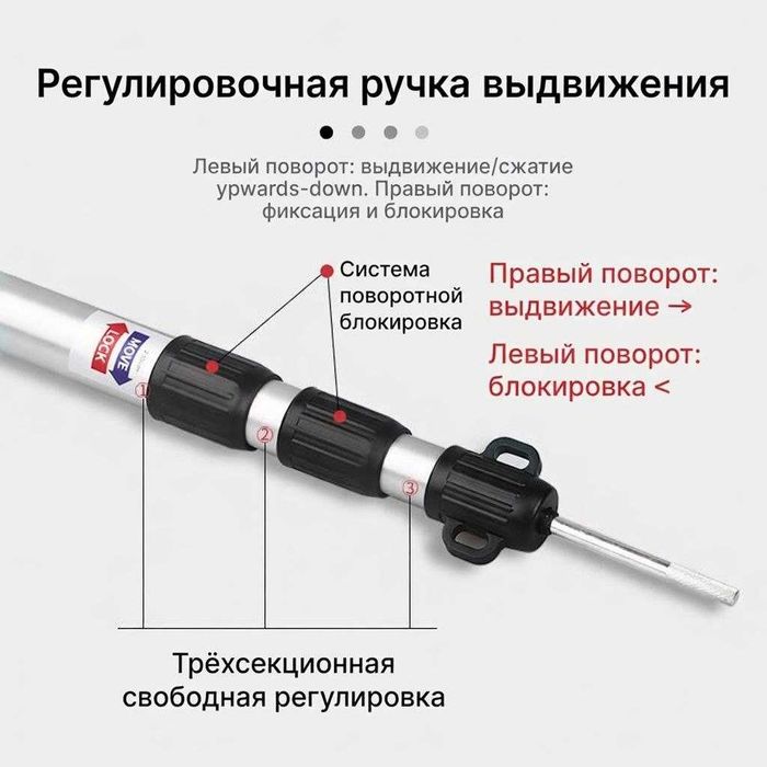 Телескопические стойки для установки тента