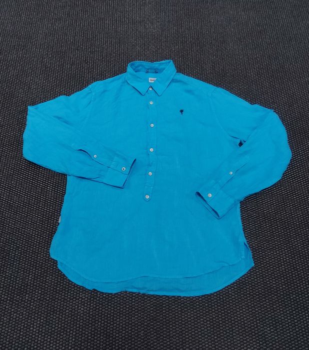 Kenzo Paris ленена мъжка риза Л размер